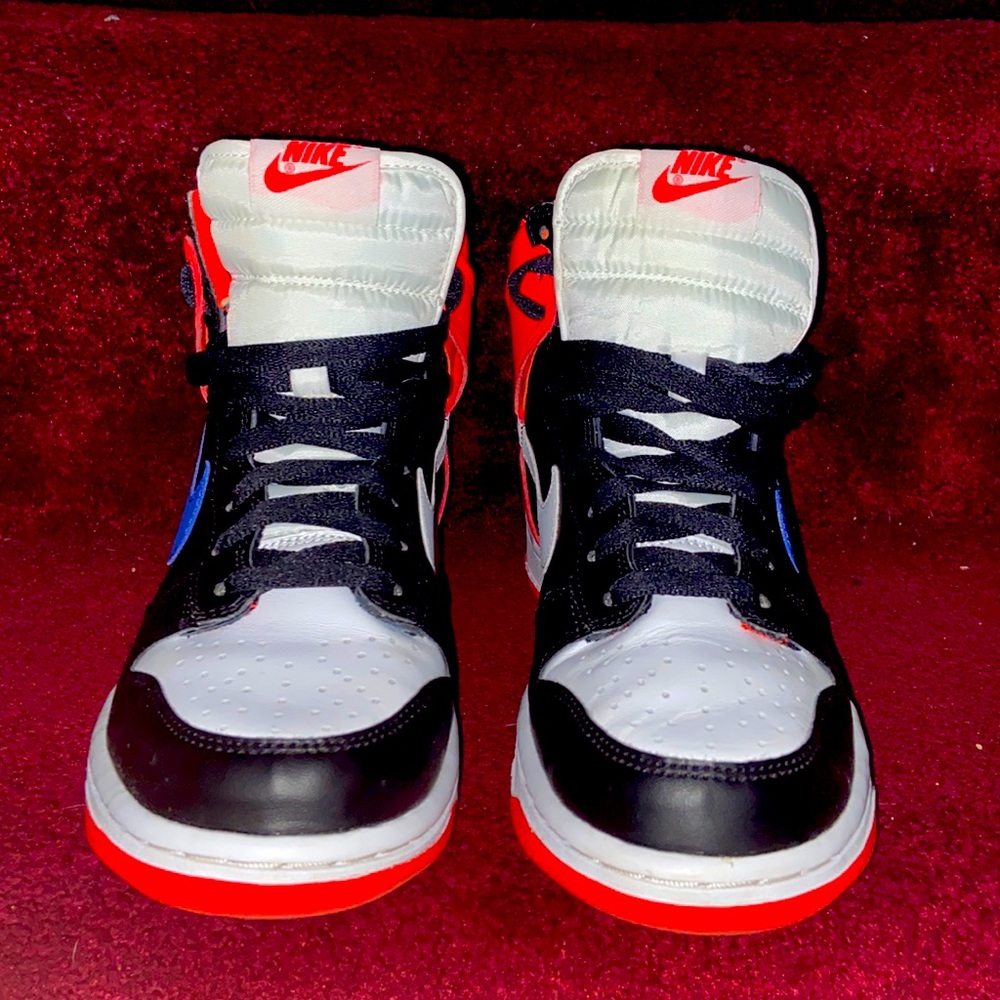 Multi colored Nike high top sneakers